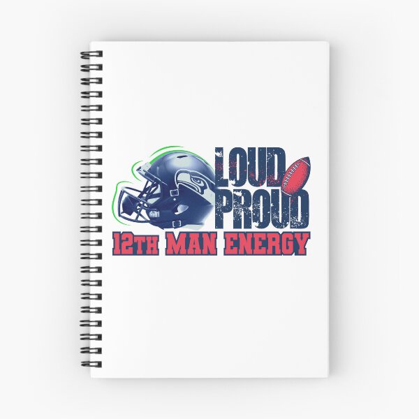 Item preview, Loud Proud 12th Man Energy Seahawks Fan Design designed and sold by PixelGrafiks.