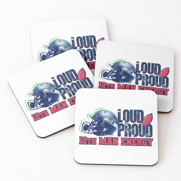 Item preview, Loud Proud 12th Man Energy Seahawks Fan Design designed and sold by PixelGrafiks.