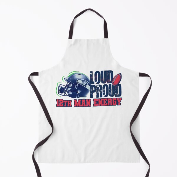 Item preview, Loud Proud 12th Man Energy Seahawks Fan Design designed and sold by PixelGrafiks.