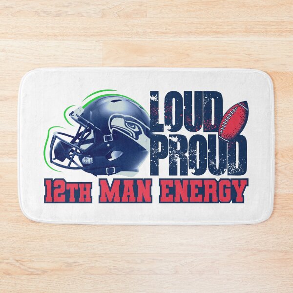 Item preview, Loud Proud 12th Man Energy Seahawks Fan Design designed and sold by PixelGrafiks.