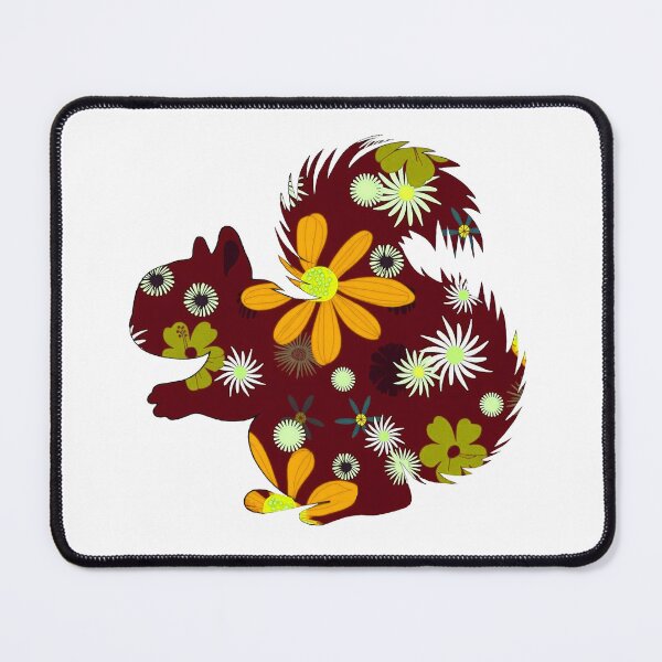 Item preview, Kopie von squirrel design flower pattern, beautiful autumn pattern, autumn outfit leisure designed and sold by Kirei-Lily.