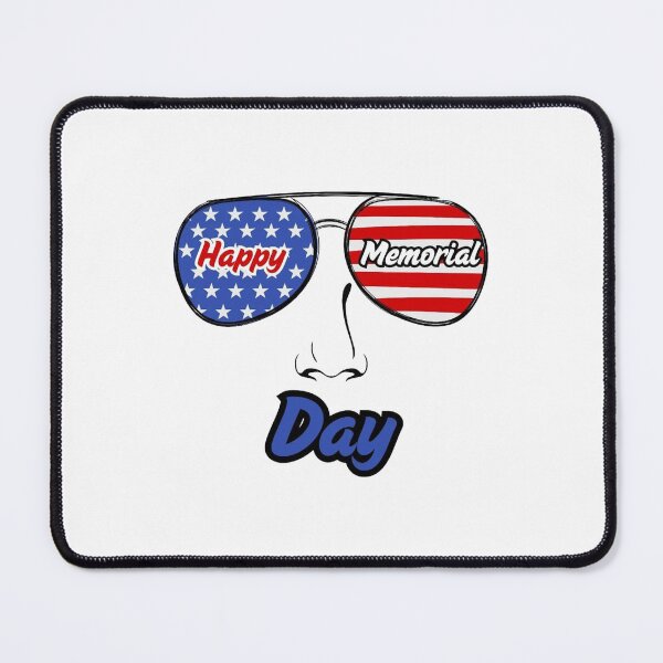 Item preview, Happy Memorial Day American Flag Aviator Sunglasses designed and sold by WatsonSchultz.
