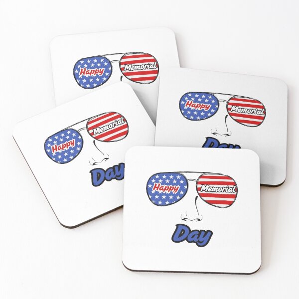 Item preview, Happy Memorial Day American Flag Aviator Sunglasses designed and sold by WatsonSchultz.