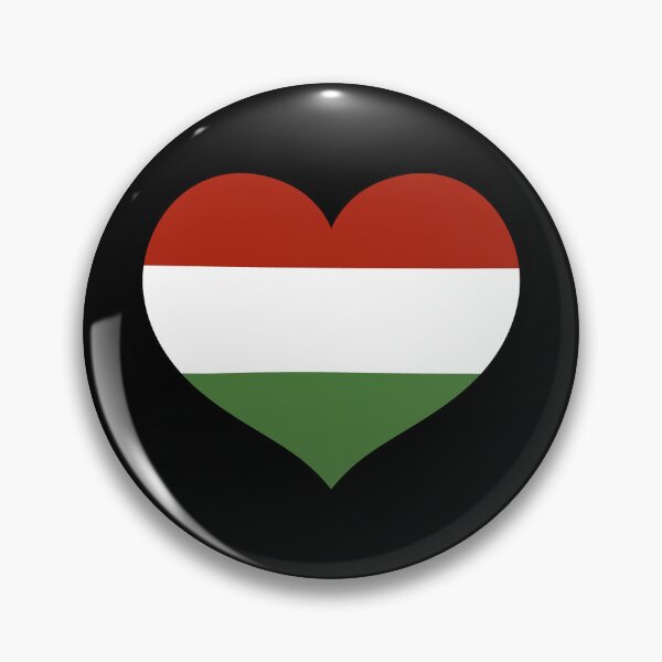 Item preview, hungarian flag heart shaped designed and sold by sarahsdesigns02.
