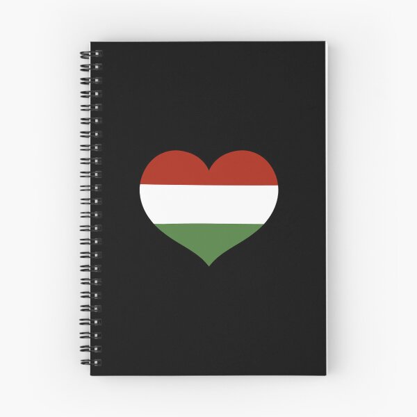 Item preview, hungarian flag heart shaped designed and sold by sarahsdesigns02.