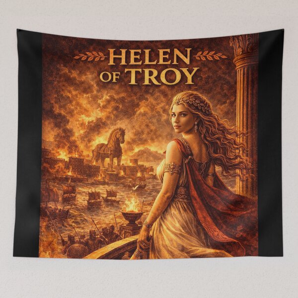 Item preview, Helen of Troy Mythology Art designed and sold by Retr0Tshirts.
