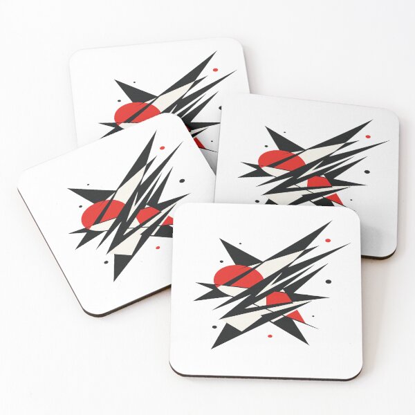 Item preview, Modern Abstract Motion – Minimal Geometric Chaos Art designed and sold by myforestfog.