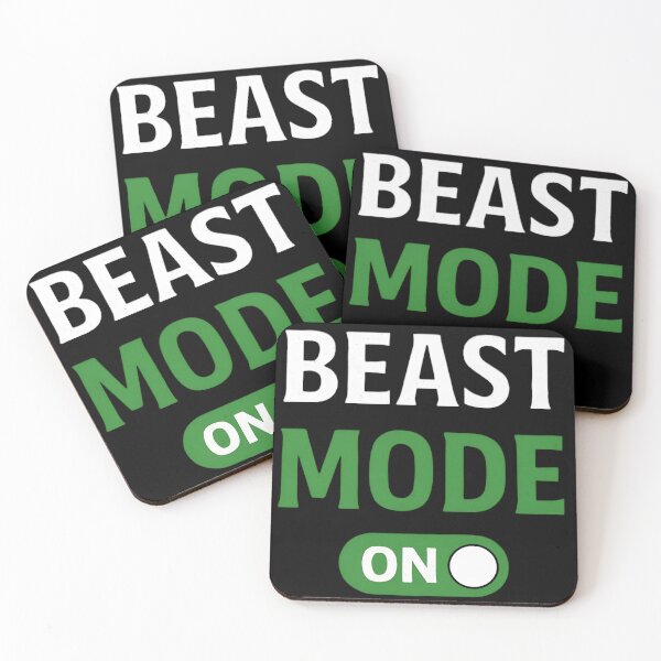 Item preview, "Beast Mode ON - Motivational Graphic designed and sold by CheepMunks.