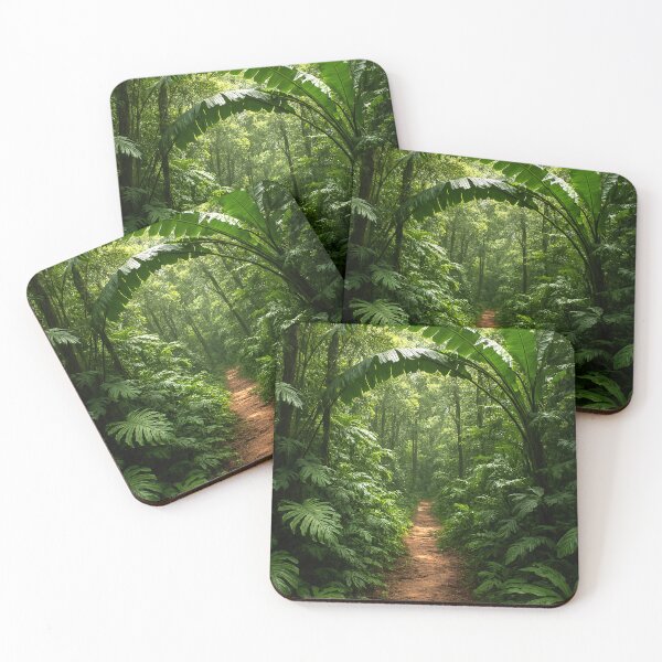 Item preview, Lush Tropical Jungle Pathway Nature Art Design designed and sold by mbmstores.