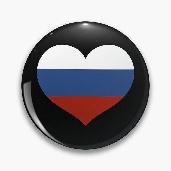 Artikelvorschau, russische Flagge, herzförmig entworfen und verkauft von sarahsdesigns02.