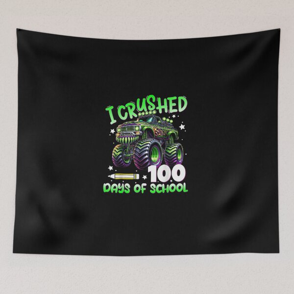 Item preview, I Crushed 100 Days of School Truck 100th Day of School Boys designed and sold by MatherFisher.