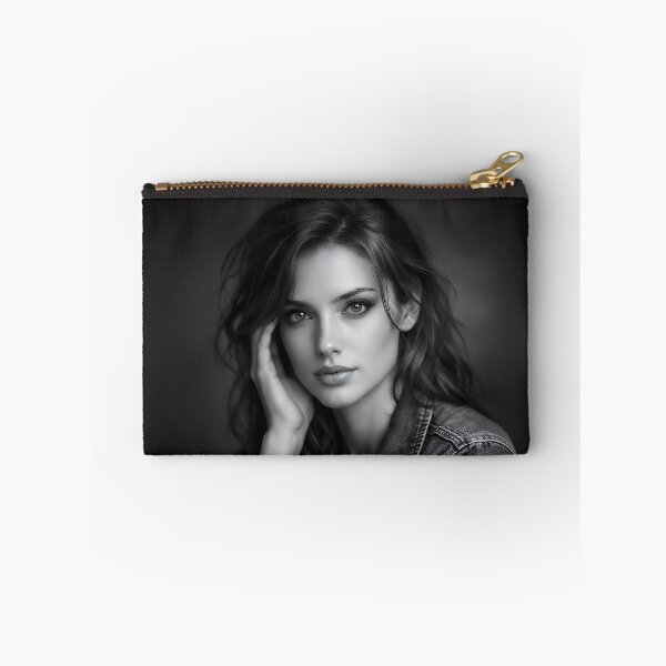 Item preview, Cinematic Black and White Woman Portrait with Moody Soft Lighting designed and sold by athanasioungr.