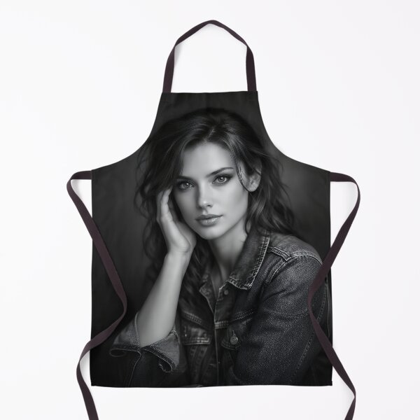 Item preview, Cinematic Black and White Woman Portrait with Moody Soft Lighting designed and sold by athanasioungr.