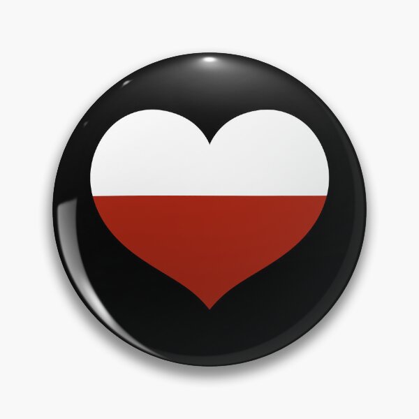 Item preview, polish flag heart shaped designed and sold by sarahsdesigns02.