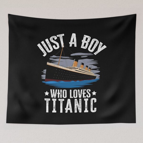 Item preview, Titanic Boy Loves Titanic - Titanic Boy Design for Men Boys designed and sold by farhanhafeez.