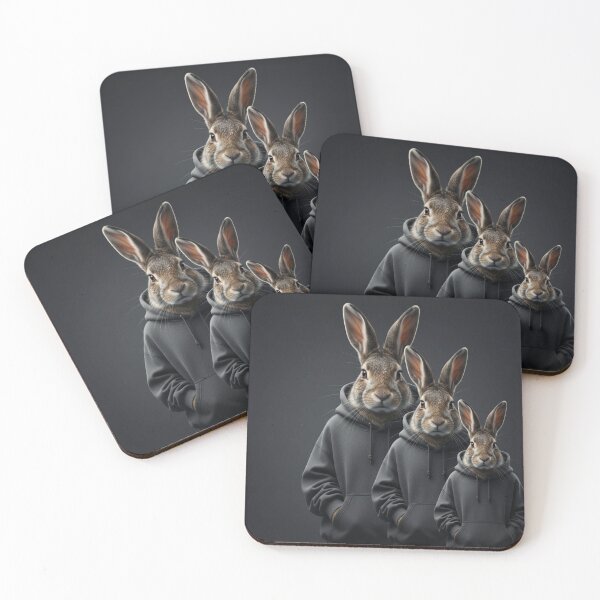 Item preview, Wild Rabbit Family Streetwear - Unimpressed Trio designed and sold by KareeTH.