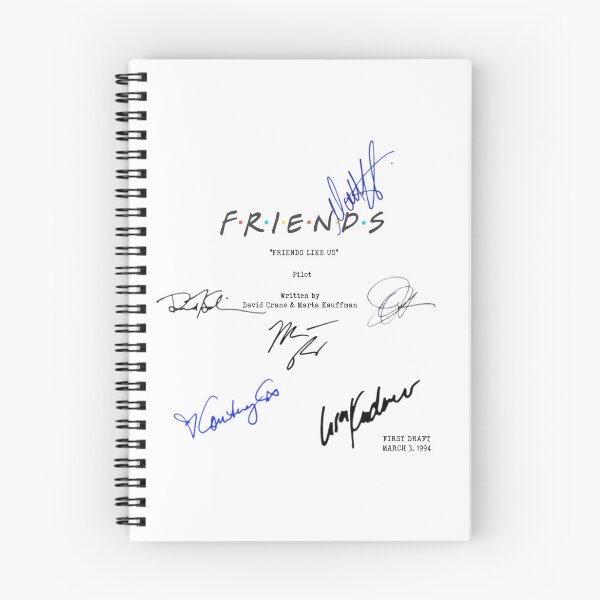 Item preview, Friends TV Show Signed Pilot Script Cover - "Friends Like Us" 1994 designed and sold by Midnight Nebula.