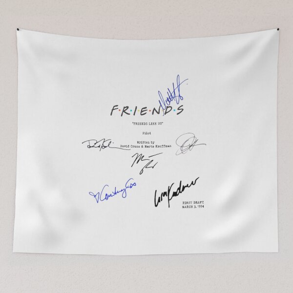 Item preview, Friends TV Show Signed Pilot Script Cover - "Friends Like Us" 1994 designed and sold by Midnight Nebula.