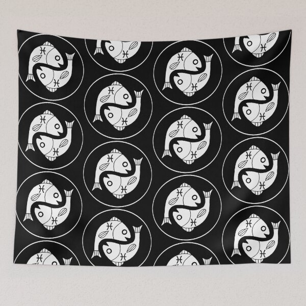 Item preview, The astrological sign of Pisces (white) designed and sold by Lagueny.