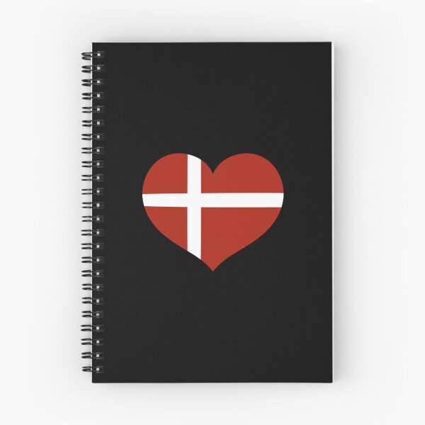 Item preview, danish flag heart shaped designed and sold by sarahsdesigns02.