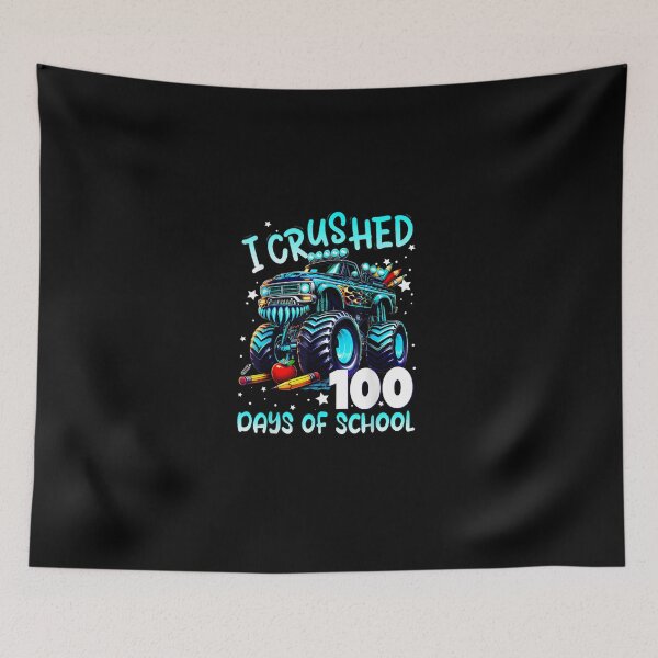 Item preview, I Crushed 100 Days of School Truck Funny 100th Day Boys Kids designed and sold by MatherFisher.