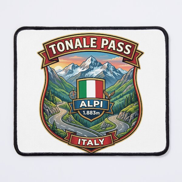 Item preview, Tonale Pass – Passo del Tonale – Alpine Landscape Biker Design designed and sold by enzoade.