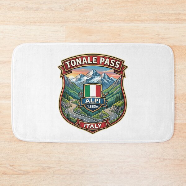 Item preview, Tonale Pass – Passo del Tonale – Alpine Landscape Biker Design designed and sold by enzoade.