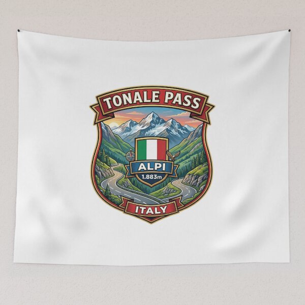 Item preview, Tonale Pass – Passo del Tonale – Alpine Landscape Biker Design designed and sold by enzoade.