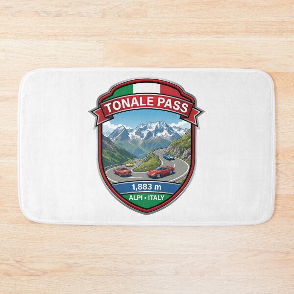 Item preview, Tonale Pass – Passo del Tonale – Italian Motorcycle Travel Artwork designed and sold by enzoade.