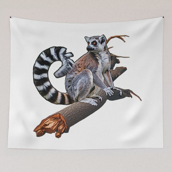 Item preview, Ring-tailed lemurs, primates, limes, artistic designs, extraordinary animal outfits designed and sold by Kirei-Lily.