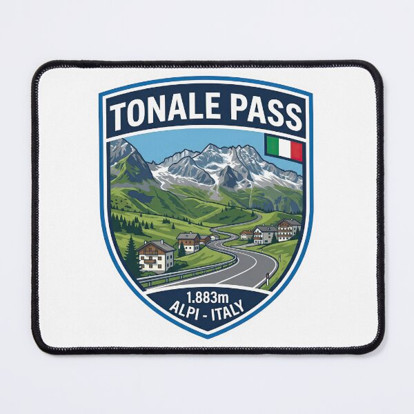 Item preview, Tonale Pass – Passo del Tonale – High Altitude Alpine Road Design designed and sold by enzoade.