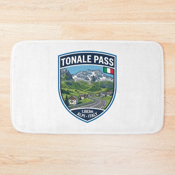 Item preview, Tonale Pass – Passo del Tonale – High Altitude Alpine Road Design designed and sold by enzoade.