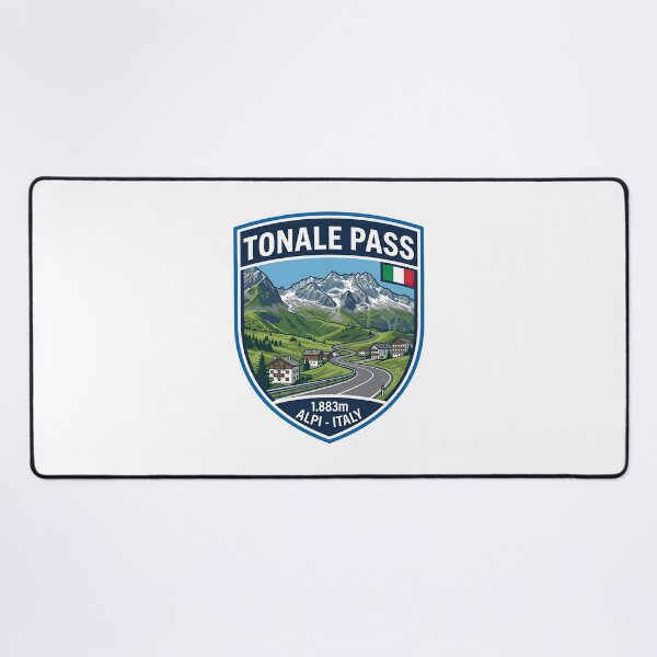 Item preview, Tonale Pass – Passo del Tonale – High Altitude Alpine Road Design designed and sold by enzoade.