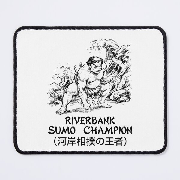 Item preview, Riverbank Sumo Champion - Japanese Kappa Yokai designed and sold by bapupa.