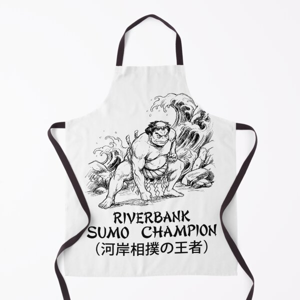 Item preview, Riverbank Sumo Champion - Japanese Kappa Yokai designed and sold by bapupa.