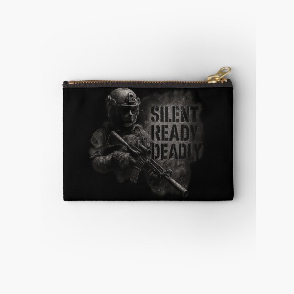 Item preview, Silent Ready Deadly - Special Forces Tactical Art designed and sold by MKreative Studio.