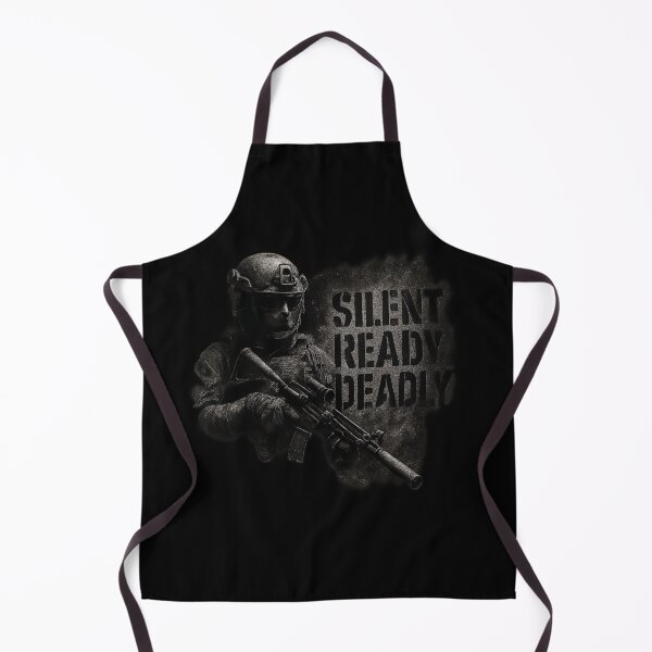Item preview, Silent Ready Deadly - Special Forces Tactical Art designed and sold by MKreative Studio.