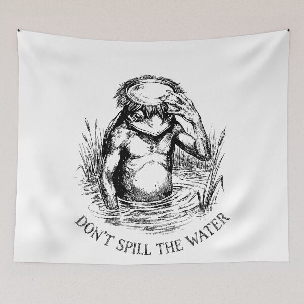 Item preview, The Sacred Sara - Japanese Kappa Yokai designed and sold by bapupa.