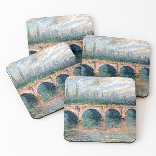 Item preview, Waterloo Bridge at Sunset - Reverie of Urban Splendor  designed and sold by artdesignsnow.