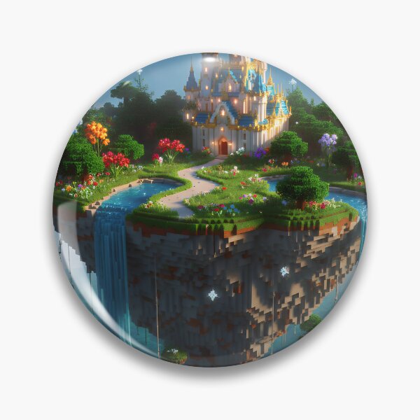 Item preview, Fantasy Floating Island World - Minecraft Art designed and sold by athanasioungr.