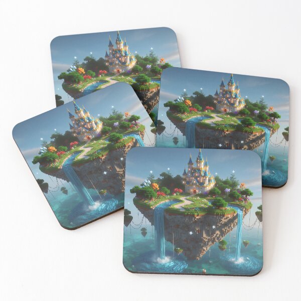 Item preview, Fantasy Floating Island World - Minecraft Art designed and sold by athanasioungr.
