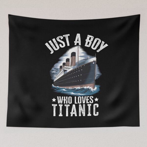 Item preview, Titanic Boy Loves Titanic - Titanic Boy Design for Men Boys designed and sold by farhanhafeez.
