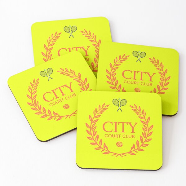 Item preview, Bold Neon Tennis Club Crest Statement Athletic Design | Premium HD Design of City Court Club Tennis Crest  designed and sold by MillionaireGenZ ⭐⭐⭐⭐⭐ (5.0).