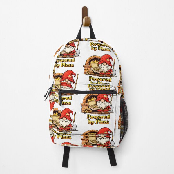 Item preview, Powered by Pizza Gnome – Cute Pizza Lover Gnome Illustration designed and sold by Moriarty's Digital Visions.