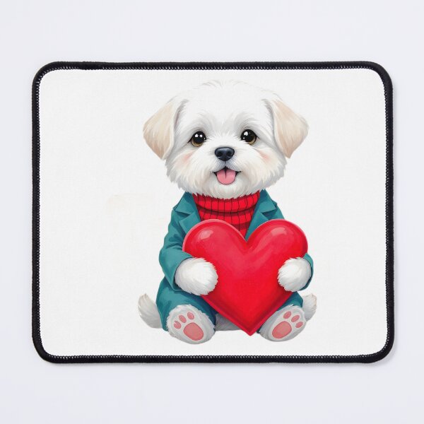 Item preview, Maltese Puppy Valentine designed and sold by Kedspicedesign.
