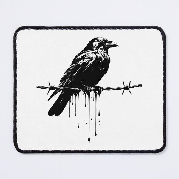 Item preview, Raven on Barbed Wire Ink designed and sold by FPGraphicArts.