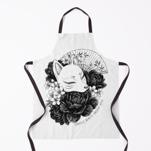 Item preview, Blossoms of the Shapeshifter - Japanese Kitsune Mask designed and sold by bapupa.
