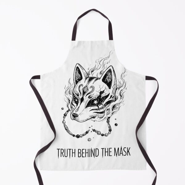 Item preview, Veneer of the Fox Spirit - Japanese Kitsune Mask designed and sold by bapupa.