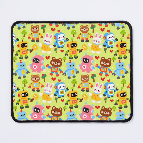 Item preview, Tiny Robot Playground Seamless designed and sold by KJackArtwork.