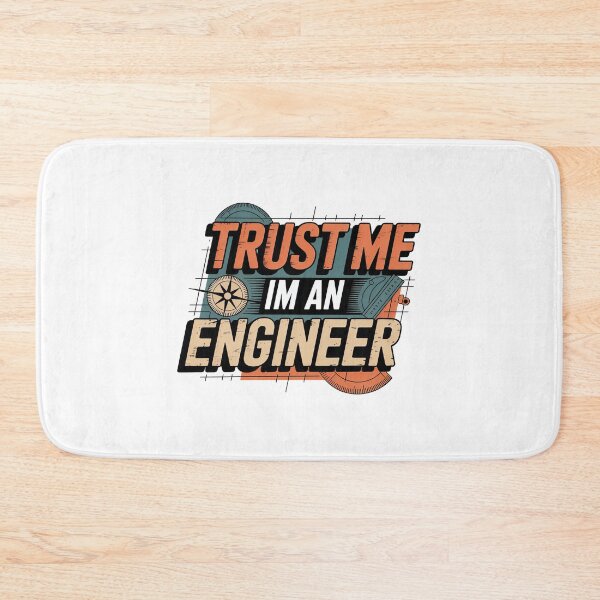 Item preview, Trust Me I'm An Engineer, Retro Vintage Style designed and sold by graphic-genie.